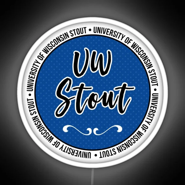 UW Stout RGB Neon Sign