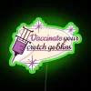 Unique Neon Sign for Home Decor with Whimsical Humor Theme