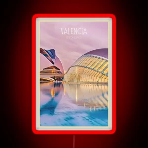 Valencia The City Of Science RGB Neon Sign