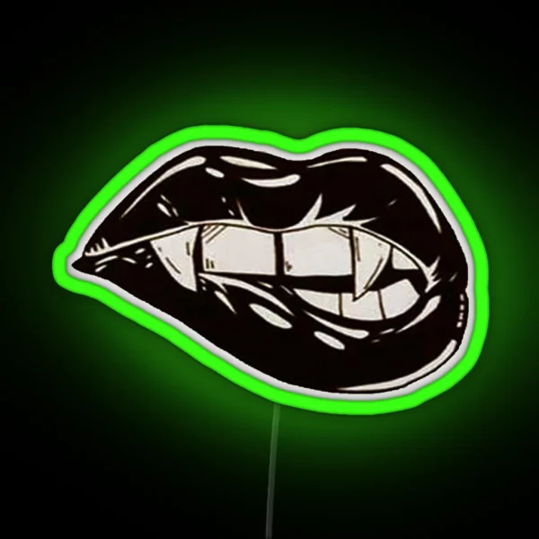 Vampire Lips RGB Neon Sign