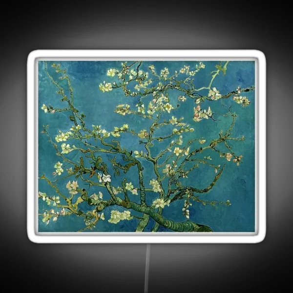 Van Gogh Almond Blossoms RGB Neon Sign
