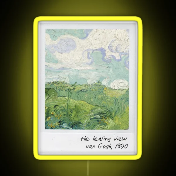 Van Gogh The Healing View RGB Neon Sign