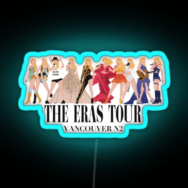 Vancouver Night 2 The Eras Tour RGB Neon Sign