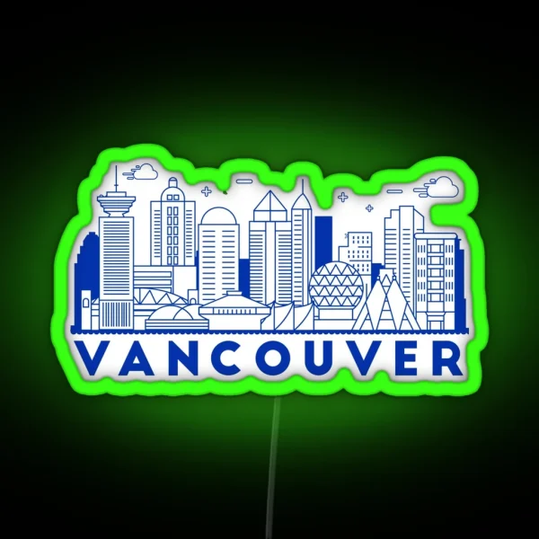 Vancouver RGB Neon Sign