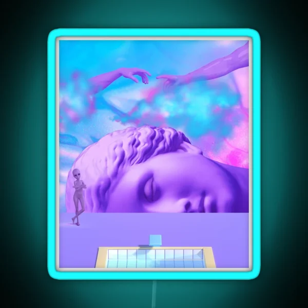Vaporwave Aesthetic RGB Neon Sign