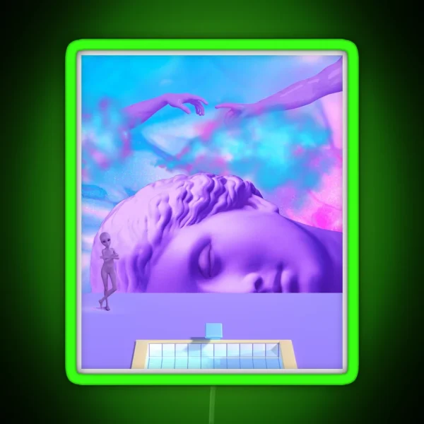 Vaporwave Aesthetic RGB Neon Sign