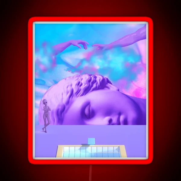 Vaporwave Aesthetic RGB Neon Sign