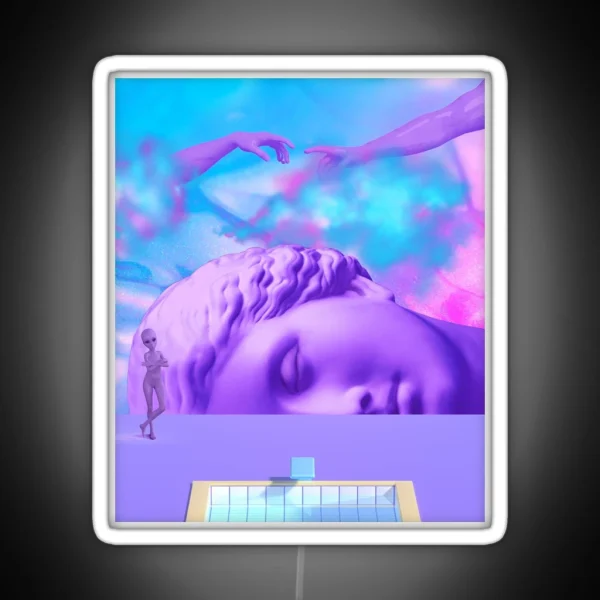 Vaporwave Aesthetic RGB Neon Sign