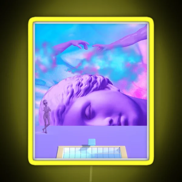 Vaporwave Aesthetic RGB Neon Sign