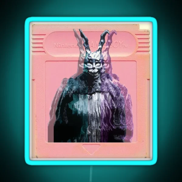Vaporwave Donnie Darko RGB Neon Sign