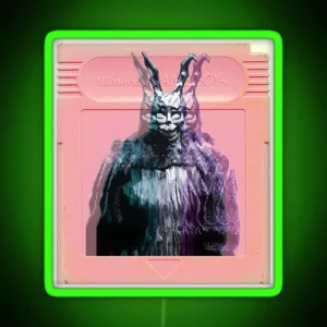 Vaporwave Donnie Darko RGB Neon Sign