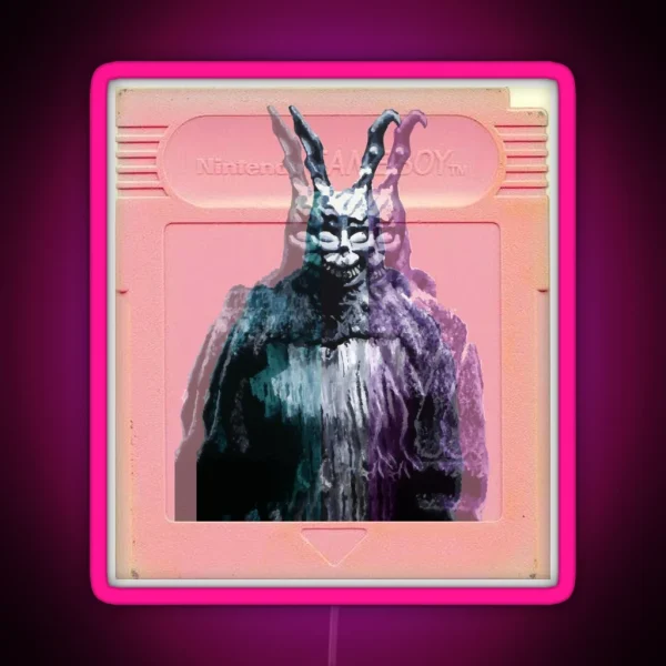 Vaporwave Donnie Darko RGB Neon Sign