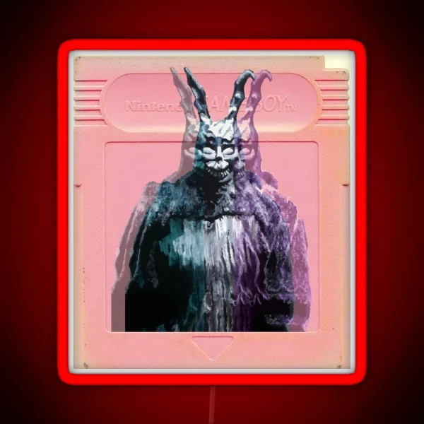 Vaporwave Donnie Darko RGB Neon Sign