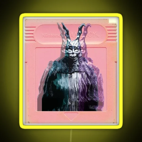 Vaporwave Donnie Darko RGB Neon Sign