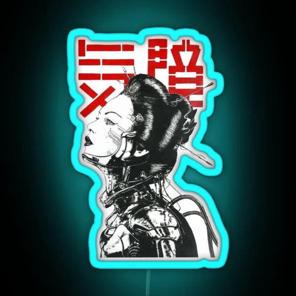 Vaporwave Japanese Cyberpunk RGB Neon Sign