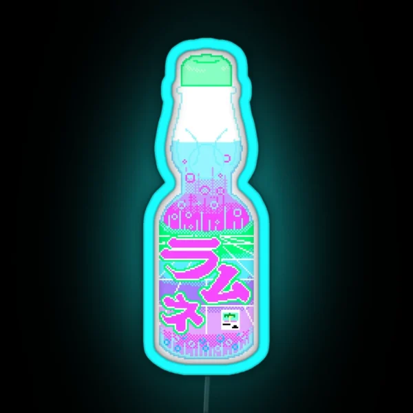 Vaporwave Ramune RGB Neon Sign