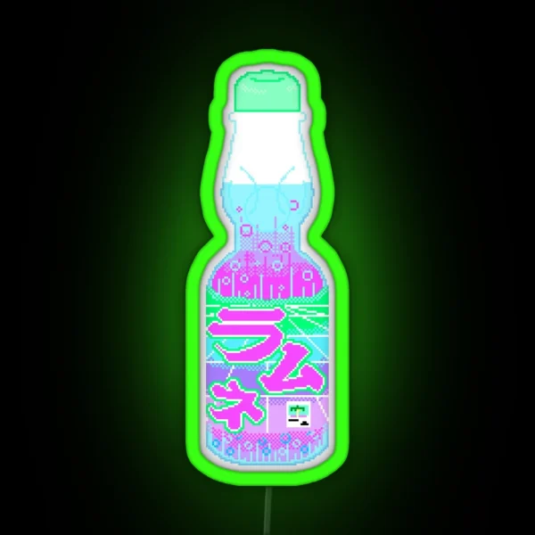 Vaporwave Ramune RGB Neon Sign