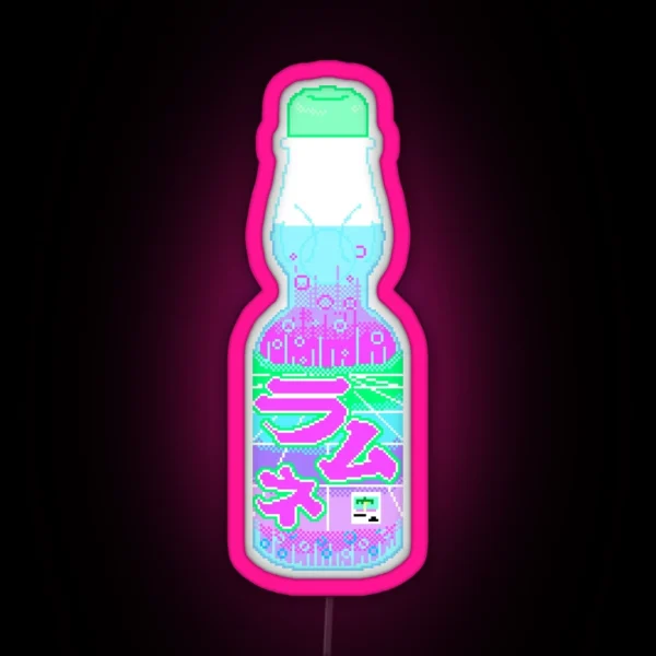 Vaporwave Ramune RGB Neon Sign