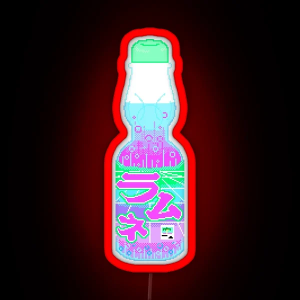 Vaporwave Ramune RGB Neon Sign
