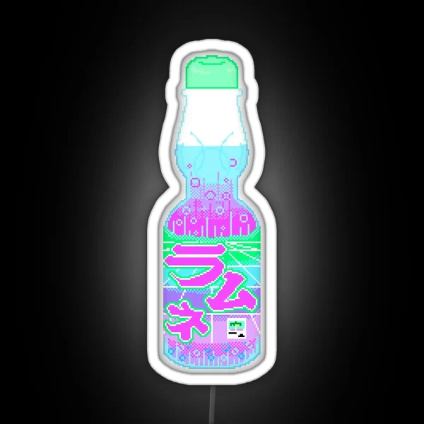 Vaporwave Ramune RGB Neon Sign