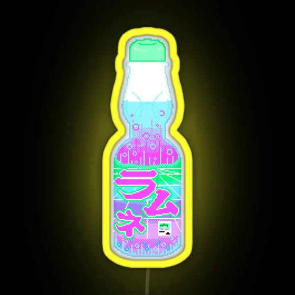 Vaporwave Ramune RGB Neon Sign