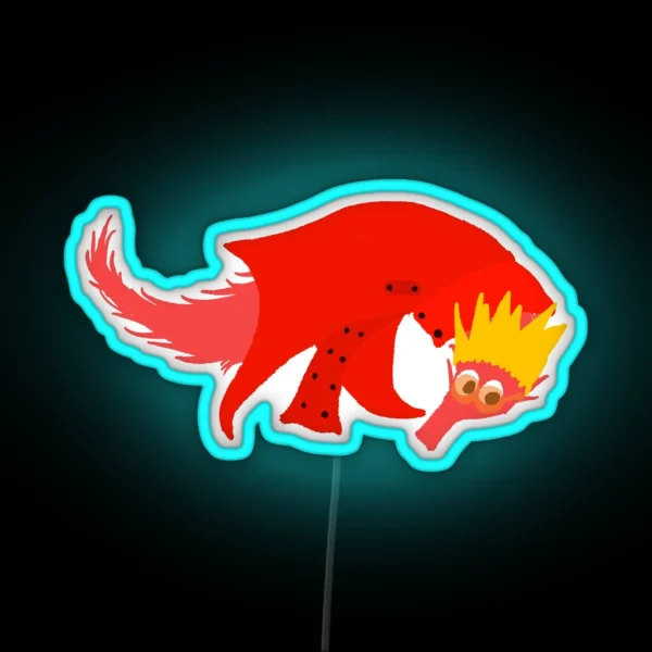 Vash Max Worm RGB Neon Sign