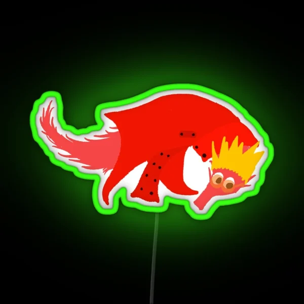 Vash Max Worm RGB Neon Sign