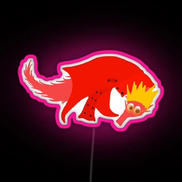 Vash Max Worm RGB Neon Sign