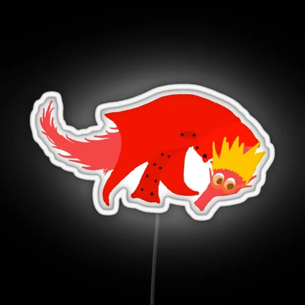 Vash Max Worm RGB Neon Sign