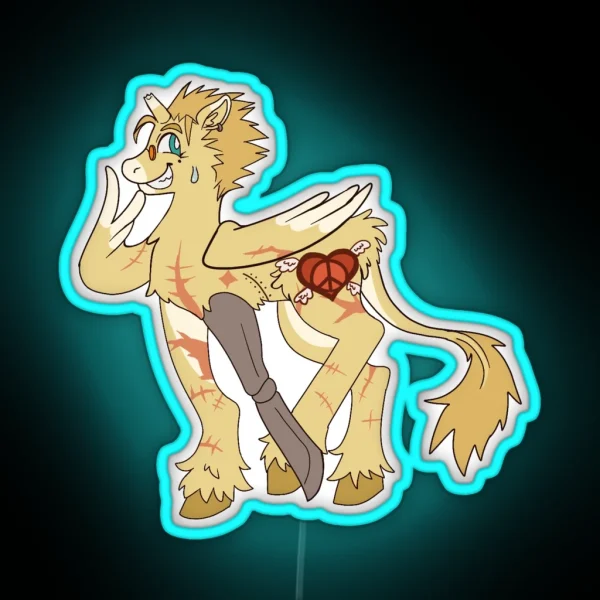 Vash My Little Pony RGB Neon Sign