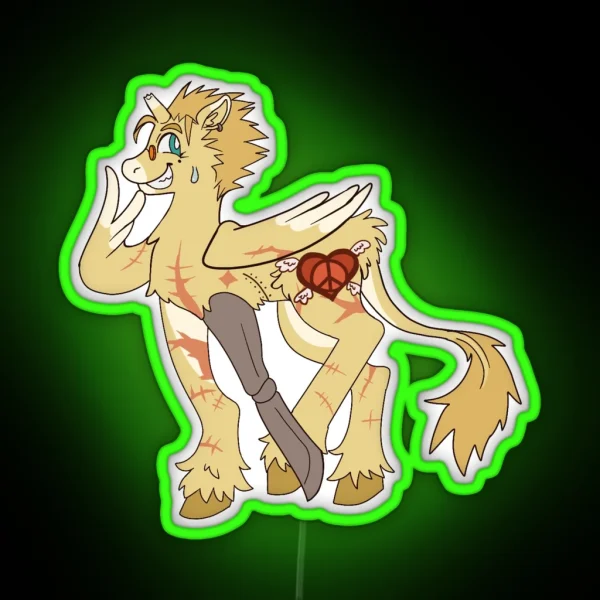 Vash My Little Pony RGB Neon Sign