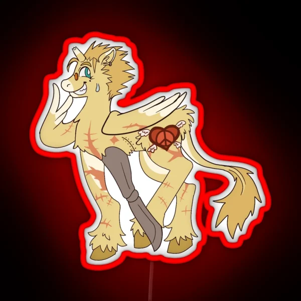 Vash My Little Pony RGB Neon Sign