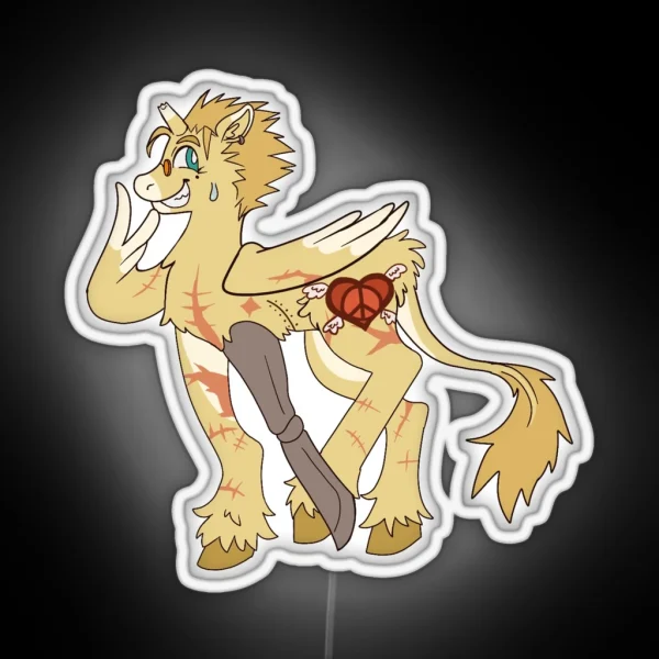 Vash My Little Pony RGB Neon Sign
