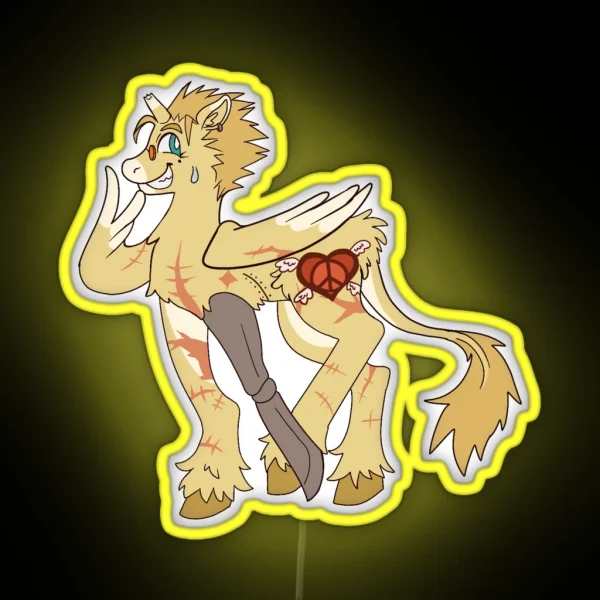 Vash My Little Pony RGB Neon Sign