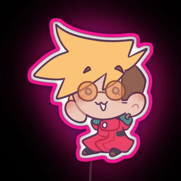 Vash Plush RGB Neon Sign