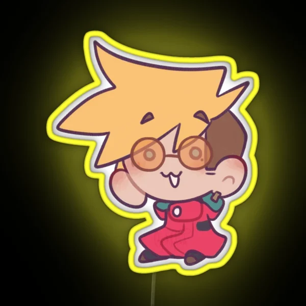Vash Plush RGB Neon Sign