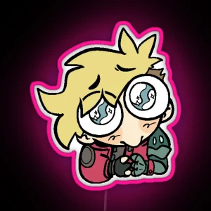 Vash Stampede Baby Eyes RGB Neon Sign