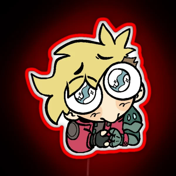Vash Stampede Baby Eyes RGB Neon Sign