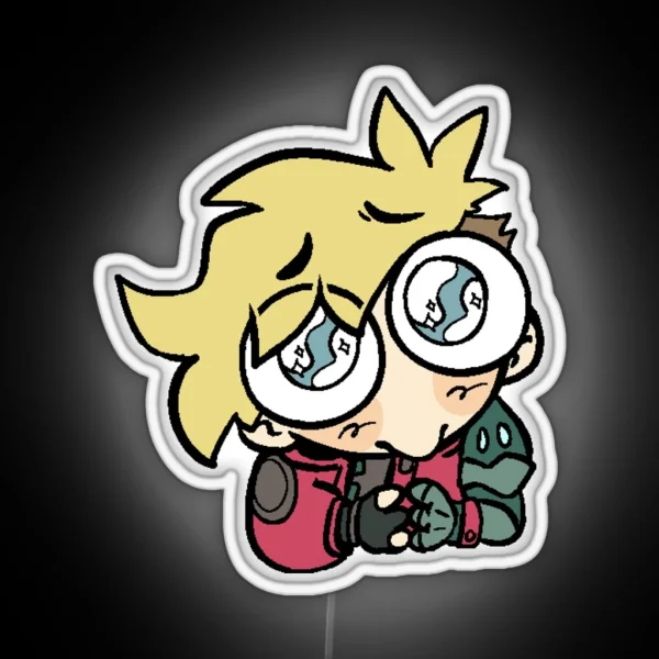 Vash Stampede Baby Eyes RGB Neon Sign