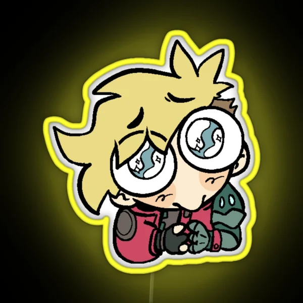 Vash Stampede Baby Eyes RGB Neon Sign