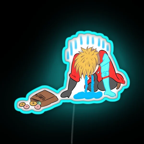 Vash The Stampede And Donuts RGB Neon Sign
