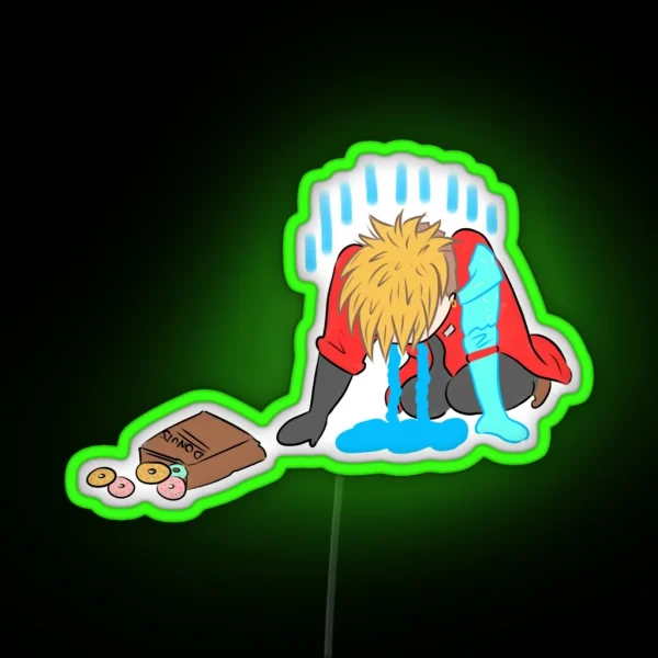 Vash The Stampede And Donuts RGB Neon Sign