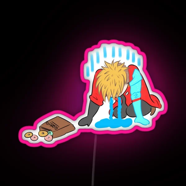 Vash The Stampede And Donuts RGB Neon Sign