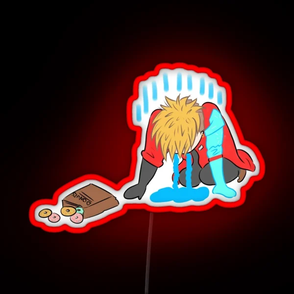 Vash The Stampede And Donuts RGB Neon Sign