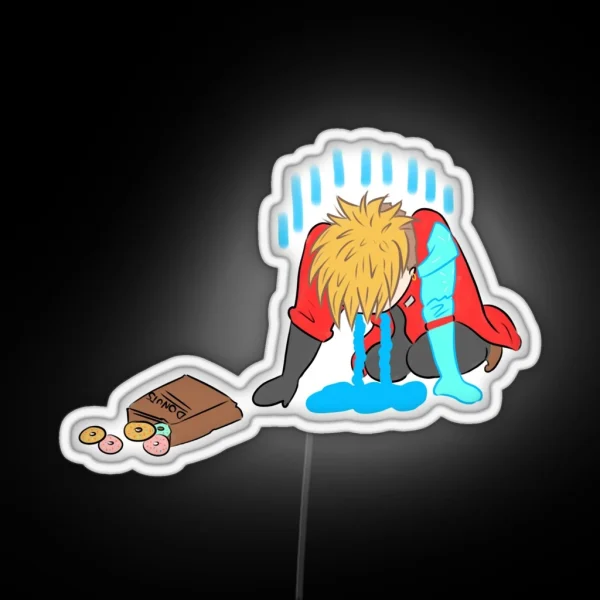 Vash The Stampede And Donuts RGB Neon Sign