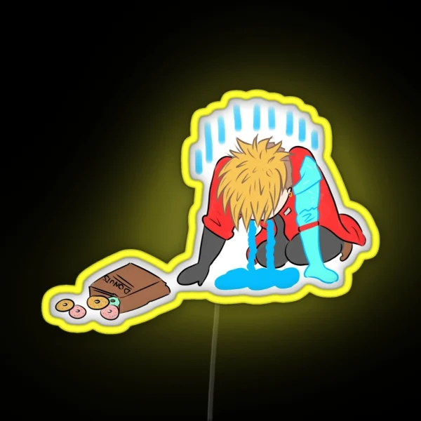 Vash The Stampede And Donuts RGB Neon Sign