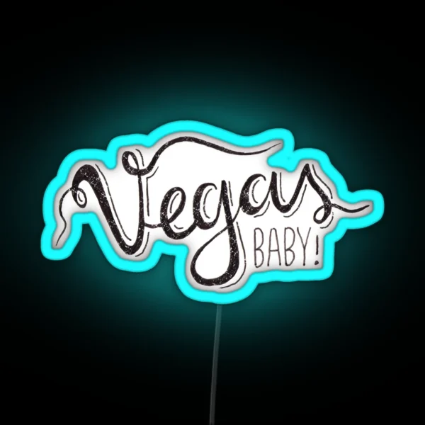 Vegas Baby RGB Neon Sign