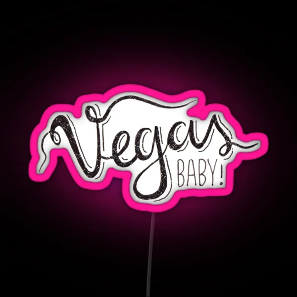 Vegas Baby RGB Neon Sign