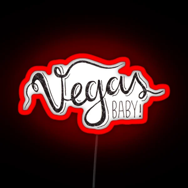 Vegas Baby RGB Neon Sign