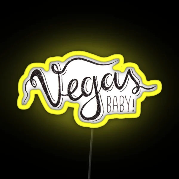Vegas Baby RGB Neon Sign